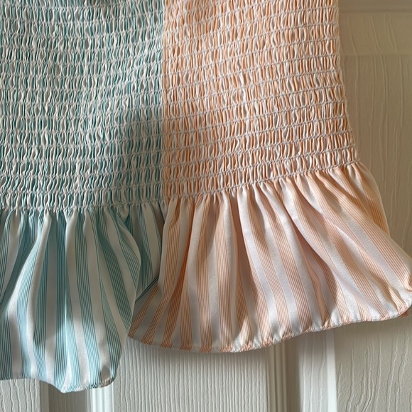 Petersyn X Revolve Marianna tube top in tutti strapless smocked - Picture 4 of 9